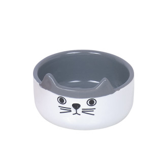 Nobby Cat Ears Керамическая миска для котов Котик с ушками (White)
