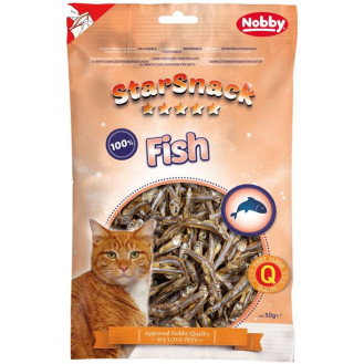 Nobby StarSnack Cat Natural Fish В'ялені ласощі для кішок Анчоуси