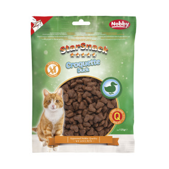 Nobby StarSnack Cat Grain Free Croquette Duck Беззернові ласощі для кішок Крокети з Качкою