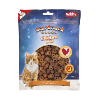 Nobby StarSnack Cat Chicken Rolls Натуральні ласощі для кішок Курячі рулетики