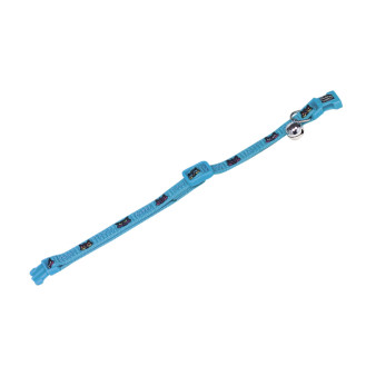 Nobby Cat Collar Black Kitten Нейлоновый ошейник для кошек с колокольчиком Чёрный Кот (Turquoise)