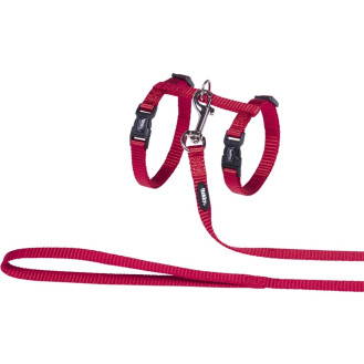 Nobby Cat Harness Souprava Анатомическая шлея с поводком для котов (Red)