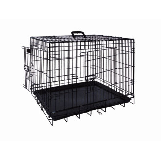 Nobby Transport Металлическая складная клетка со съемным поддоном для транспортировки собак (93 х 62 х 69 см)