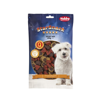 Nobby StarSnack Sport Mix Лакомства для дрессировки собак Снеки из Мясного ассорти (200 г)