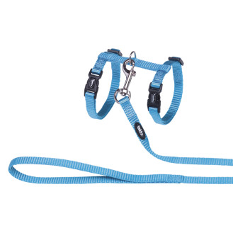 Nobby Cat Harness Souprava Анатомическая шлея с поводком для котов (LBlue)