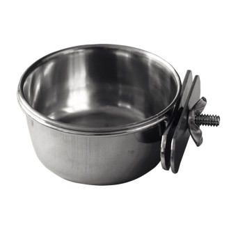 Nobby Stainless Металева чашкова годівниця із гвинтовим кріпленніям для птахів