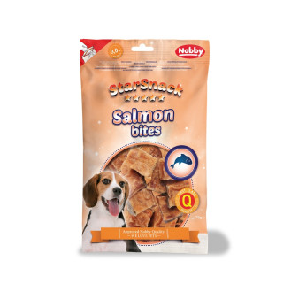 Nobby StarSnack Natural Salmon Bites Сушені ласощі для собак Шматочки Лосося