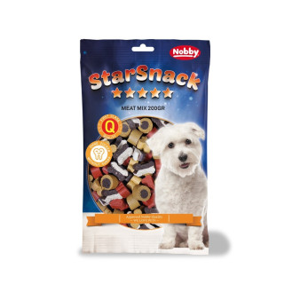 Nobby StarSnack Mini Meat Mix Ласощі без цукру для цуценят та маленьких собак М'ясний мікс