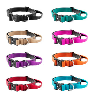 BullyBillows Combat Collar Handle 2.5 cm Профессиональный тактический ошейник для щенков и маленьких собак