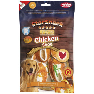 Nobby StarSnack Dental BBQ Chicken Shoe Ласощі для догляду за зубами собак Жувальні Курячі Черевички