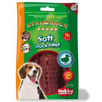 Nobby StarSnack Low Fat Soft Duck Fillet Дієтичні ласощі для собак В'ялене філе Качки