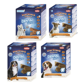 Nobby StarSnack Dental Sticks Ласощі для чистки зубів собак віком від 2 місяців Кальціновані палички