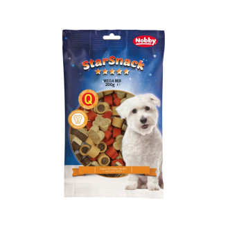 Nobby StarSnack Mini Meat Mix Ласощі без цукру для цуценят та маленьких собак М'ясний мікс