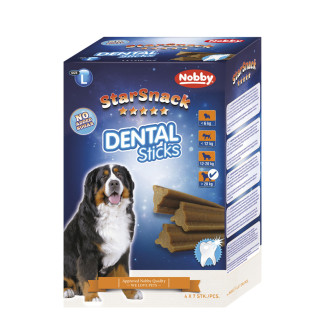 Nobby StarSnack Dental Sticks Ласощі для чистки зубів собак віком від 2 місяців Кальціновані палички