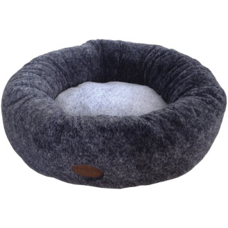 Nobby Cuddly Donut Лежак Пончик со съемным чехлом для собак и котов (DGrey XS)