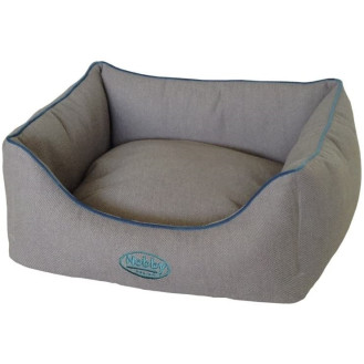 Nobby Piola Антискользящий лежак с бортиками и двухсторонней подушкой для собак (Grey XS)