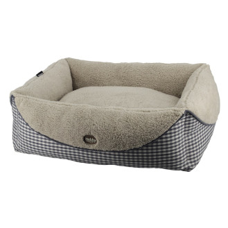 Nobby Xaver Bed Лежак со съемным чехлом и двухсторонней подушкой для собак  (Grey М)