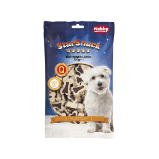 Nobby StarSnack Duo Bones Large Lamb & Rice Лакомства для дрессировки собак Косточки из Ягненка и Риса