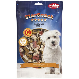 Nobby StarSnack Party Mix Натуральные лакомства для собак Мясные косточки без сахара