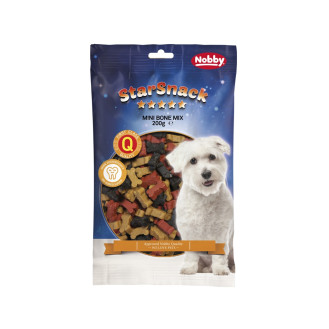 Nobby StarSnack Mini Bones Mix Лакомства без сахара для маленьких собак Косточки из мясного ассорти