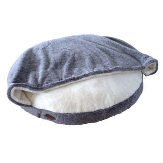 Nobby Cuddly Pillow Антискользящая лежанка-подушка с теплым одеялом для собак (Grey XL)