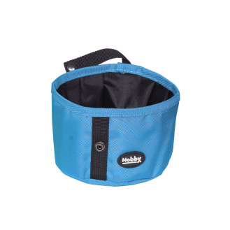 Nobby Rio Дорожная нейлоновая водонепроницаемая миска для собак и котов (LBlue 1 л)