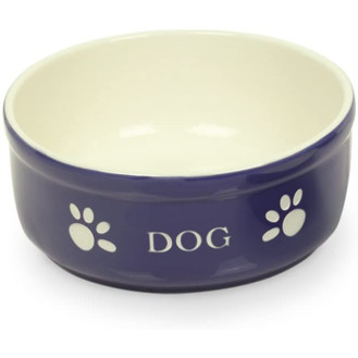 Nobby Dog Керамическая миска для собак Лапки (Blue 460 мл)