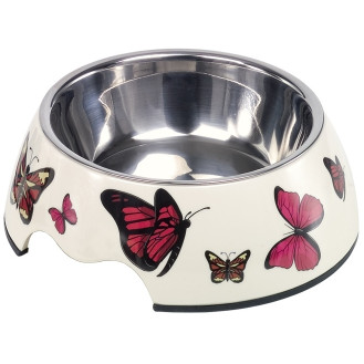 Nobby Butterfly Антискользящая меламиновая миска для собак Бабочки (350 мл)