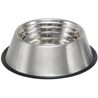 Nobby Capacity Антискользящая миска из нержавеющей стали для собак Дозатор (240 - 950 мл)