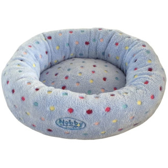 Nobby Spot Donut Антискользящий лежак Пончик для собак и котов (SkyBlue XS)