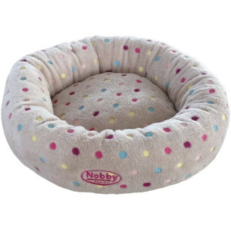 Nobby Spot Donut Антискользящий лежак Пончик для собак и котов (Grey XS)