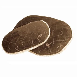 Nobby Ceno Pillow Двухстороння плюшевая овальная лежанка-подушка со съемным чехлом для собак и котов