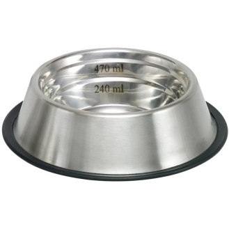 Nobby Capacity Антискользящая миска из нержавеющей стали для собак Дозатор (240 - 470 мл)