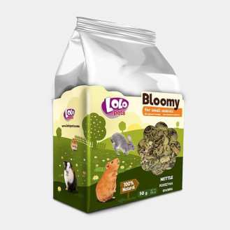 LoLo Pets Bloomy Small Animals Nettle Лакомства для грызунов и кроликов Крапива