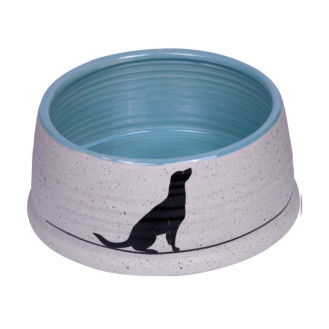Nobby Luna Керамическая миска для собак Силуэт (LBlue)