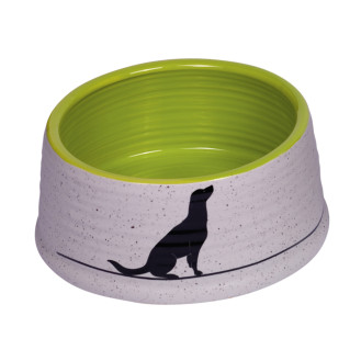 Nobby Luna Керамическая миска для собак Силуэт (Lime)