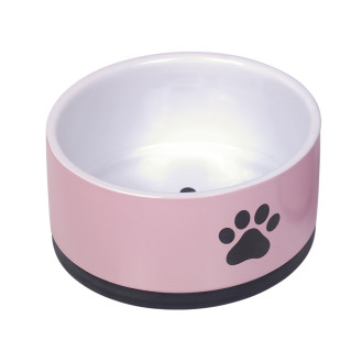 Nobby Paw Керамическая миска для собак След (Pink 1,1 л)