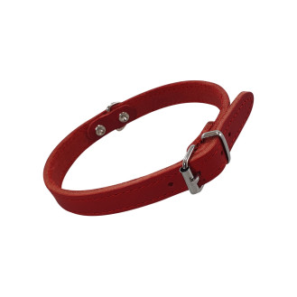 Nobby Leather Tabil Collar Кожаный классический ошейник для собак (Red М)