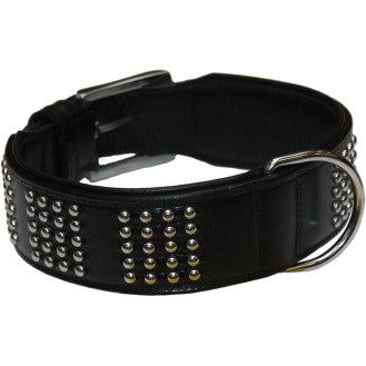 Nobby Leather Vinto Collar Шкіряний нашийник для собак з заклепками