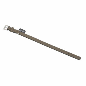 Nobby South Collar Кожаный классический ошейник для щенков и маленьких собак (Grey S)