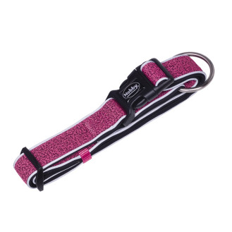 Nobby Cayo Collar Светоотражающий ошейник для собак с мехозащитной подкладкой (Pink S-M)