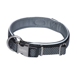 Nobby Classic Preno Royal Collar Светоотражающий ошейник для собак с мягкой подкладкой и усиленным фастексом (Black XS)