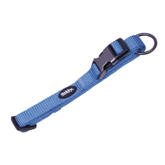 Nobby Classic Comfort Collar Нейлоновый ошейник для собак с усиленным фастексом и бесступенчатой регулировкой (LBlue M-L)