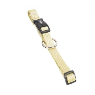 Nobby Classic Collar Нейлоновый ошейник для собак с фастексом и плавной регулировкой (Creme M-L)