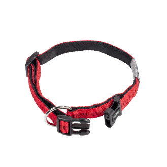 Nobby Soft Grip Collar Нейлоновый ошейник с мягкой подкладкой для собак с чувствительной кожей (Red XS-S)