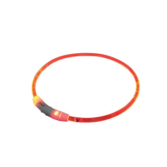 Nobby LED Visible Plastic Collar Светодиодный универсальный ошейник для собак (Red L)