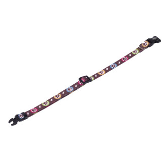 Nobby Paw Collar Нейлоновый ошейник для щенков и маленьких собак с фастексом  и плавной регулировкой (XS-S)