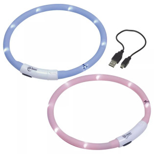 Nobby LED Visible Puppy Collar Силіконовий світлодіодний нашийник для цуценят та маленьких собак