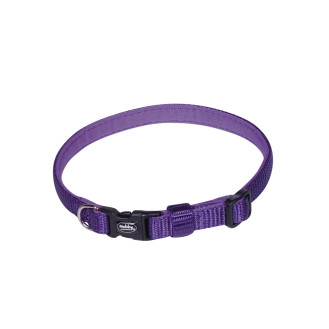 Nobby Classic Preno Mini Collar Нейлоновый ошейник для щенков и маленьких собак с мехозащитной подкладкой (Violet XS-S)