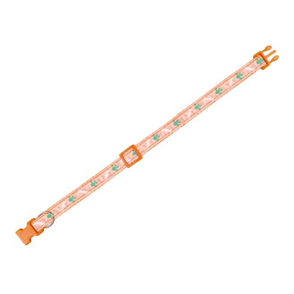 Nobby Mini Collar Нейлоновый ошейник для щенков и маленьких собак с фастексом  и плавной регулировкой (Orange XXS-XS)